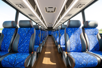Eastvale Charter Bus Inside