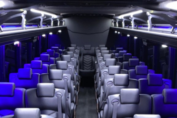 Eastvale Charter Bus Interior