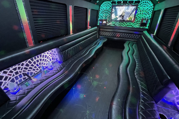 Eastvale Limo Bus Interior
